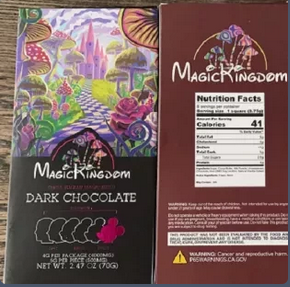 Magic Kingdom Psilocybin Chocolate Bar (US)
