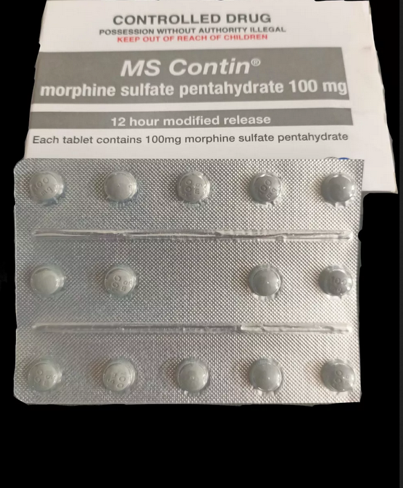 MS-Contin 100mg Morphine Sulphate